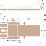 Массажный стол c двумя электроприводами X203 в Нижнем Новгороде
