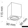 Потолочный светильник Technical C013CL-01W в Нижнем Новгороде