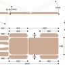 Массажный стол c двумя электроприводами X203KP в Нижнем Новгороде
