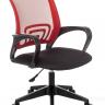 TopChairs ST-Basic офисное сетка/ткань красный крестовина пластик механизм Пиастра в Нижнем Новгороде
