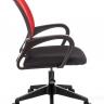 TopChairs ST-Basic офисное сетка/ткань красный крестовина пластик механизм Пиастра в Нижнем Новгороде