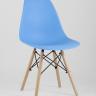 Стул Eames DSW голубой, литой полипропилен, стальной каркас, массив бука, 4 шт. в Нижнем Новгороде
