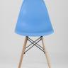 Стул Eames DSW голубой, литой полипропилен, стальной каркас, массив бука, 4 шт. в Нижнем Новгороде