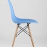 Стул Eames DSW голубой, литой полипропилен, стальной каркас, массив бука, 4 шт. в Нижнем Новгороде