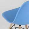 Стул Eames DSW голубой, литой полипропилен, стальной каркас, массив бука, 4 шт. в Нижнем Новгороде