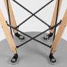 Стул Eames DSW голубой, литой полипропилен, стальной каркас, массив бука, 4 шт. в Нижнем Новгороде