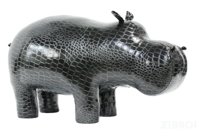 Пуф Бегемот Caiman Black Shine в Нижнем Новгороде