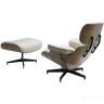 Кресло EAMES LOUNGE CHAIR и оттоманка EAMES LOUNGE CHAIR бежевые в Нижнем Новгороде