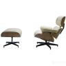 Кресло EAMES LOUNGE CHAIR и оттоманка EAMES LOUNGE CHAIR бежевые в Нижнем Новгороде