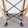 Стул Style DSW голубой, литой полипропилен, стальной каркас, массив бука, 4 шт. в Нижнем Новгороде