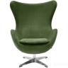 Кресло EGG STYLE CHAIR зеленый, искусственная замша в Нижнем Новгороде