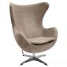 Кресло EGG STYLE CHAIR латте, искусственная замша в Нижнем Новгороде