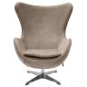 Кресло EGG STYLE CHAIR латте, искусственная замша в Нижнем Новгороде