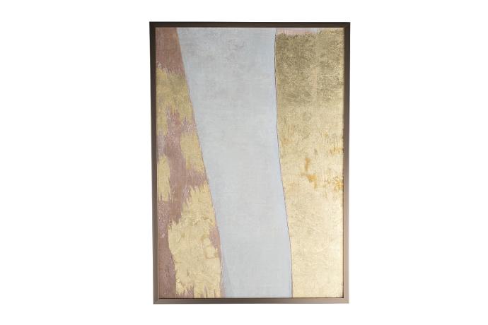 89VOR-GOLDEN ART-2  Холст "Золотое искусство-2" 70*100 см,багет латунь, зол.поталь в Нижнем Новгороде