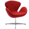 Кресло SWAN CHAIR красный кашемир в Нижнем Новгороде