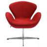 Кресло SWAN CHAIR красный кашемир в Нижнем Новгороде