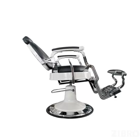 ВИНТАЖНОЕ БАРБЕР КРЕСЛО VINTAGE 004 (WHITE) BLACK в Нижнем Новгороде