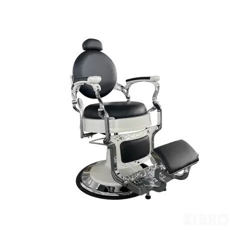 ВИНТАЖНОЕ БАРБЕР КРЕСЛО VINTAGE 004 (WHITE) BLACK в Нижнем Новгороде