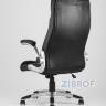 Компьютерное кресло TopChairs Force офисное черное, обивка из экокожи в Нижнем Новгороде