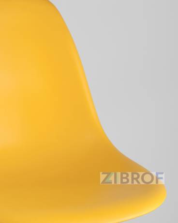 Стул Style DSW желтый, высокопрочный литой полипропилен, сталь, натуральный массив бука в Нижнем Новгороде