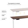 Стол с регулировкой высоты E6 белый/ЛДСП коричневый дуб, 160x70 в Нижнем Новгороде