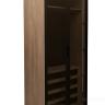 GD-10012/1-3 Шкаф Alto двух c выдв ящик,цвет дуб Урбан Кофейный,дверцы стекло(тонир) 100*57*228.5см в Нижнем Новгороде
