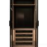 GD-10012/1-3 Шкаф Alto двух c выдв ящик,цвет дуб Урбан Кофейный,дверцы стекло(тонир) 100*57*228.5см в Нижнем Новгороде