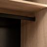 GD-10012/1-3 Шкаф Alto двух c выдв ящик,цвет дуб Урбан Кофейный,дверцы стекло(тонир) 100*57*228.5см в Нижнем Новгороде