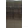 GD-10012-6 Шкаф Alto двухд c выдвиж ящик, цвет серый Кобальт, дверцы стекло(рифленое) 100*57*228.5см в Нижнем Новгороде