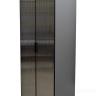 GD-10012-6 Шкаф Alto двухд c выдвиж ящик, цвет серый Кобальт, дверцы стекло(рифленое) 100*57*228.5см в Нижнем Новгороде