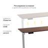 Стол с регулировкой высоты E6 серый/ЛДСП коричневый дуб, 140x60 в Нижнем Новгороде