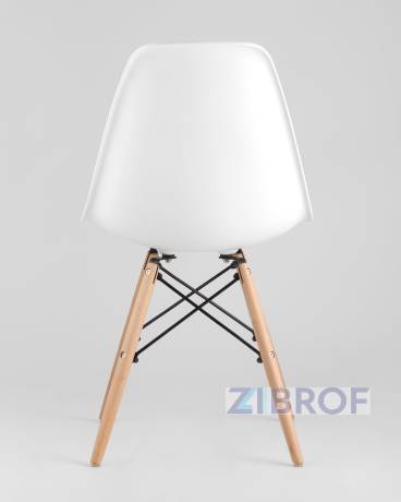 Eames D80 стол стеклянный, 4 стула Eames DSW белые в Нижнем Новгороде