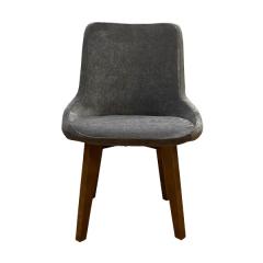 Стул Друз, ткань Velvet Lux 100 цвет серый