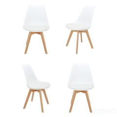 Комплект из 4-х стульев Eames Bon белый